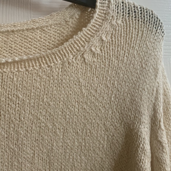 NWT Eileen Fisher Soft White Alpaca Ballet Neck Pullover Tunic - Picture 9 of 12